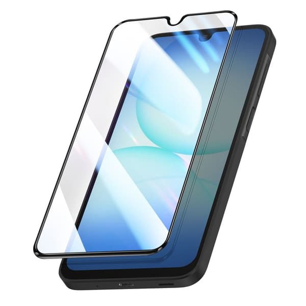 Hærdet Glas til Galaxy A17 Stødabsorberende med Magic Box Zanaé Transparent Montering Kit Vit