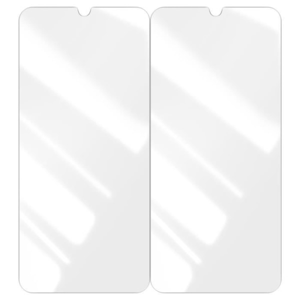 Pack 2 härdade glasögon för Samsung Galaxy A25 5G 9H Hårdhet Anti-Fingerprint Myway Transparent