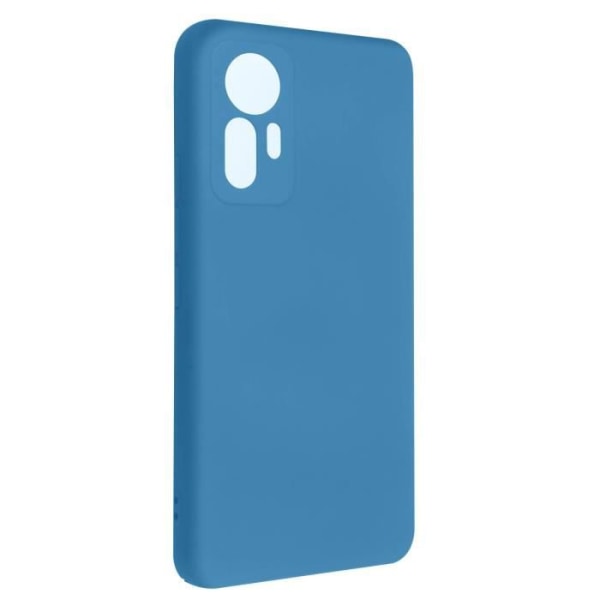 Skyddsskal AVIZAR för Xiaomi 12 Lite - Halvstyv silikon - Mjuk Soft-touch finish - Blå Blå