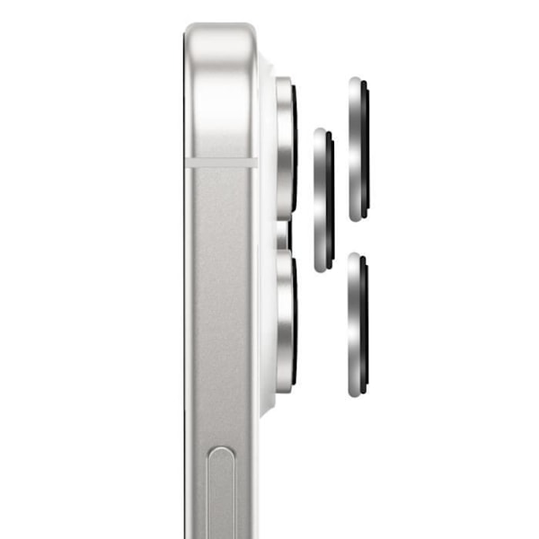Sikkerhedsglas Kamera til iPhone 16 Pro Hårdhed 9H Ridsefrit Grå Grå