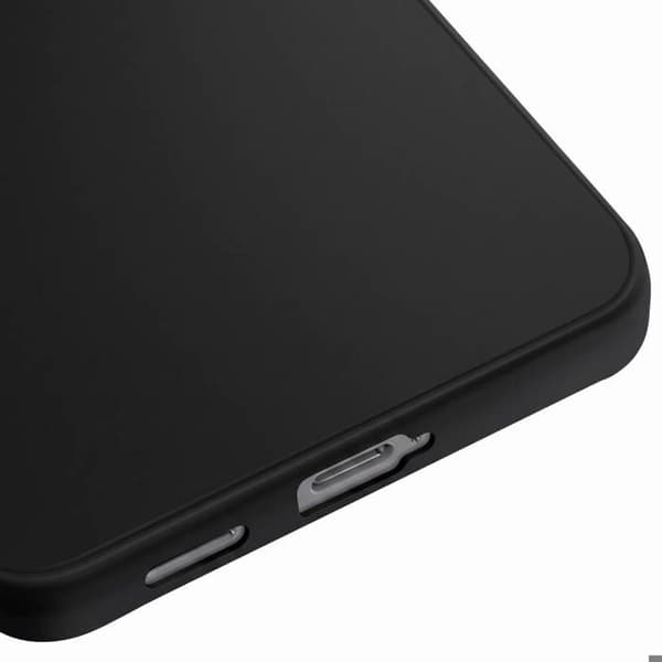 Siliconegel-skydd för Samsung Galaxy S26 FE, svart, repfria. Svart