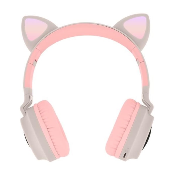 Bluetooth-hovedtelefoner Design Cat Ears Light animation 12h - beige Beige