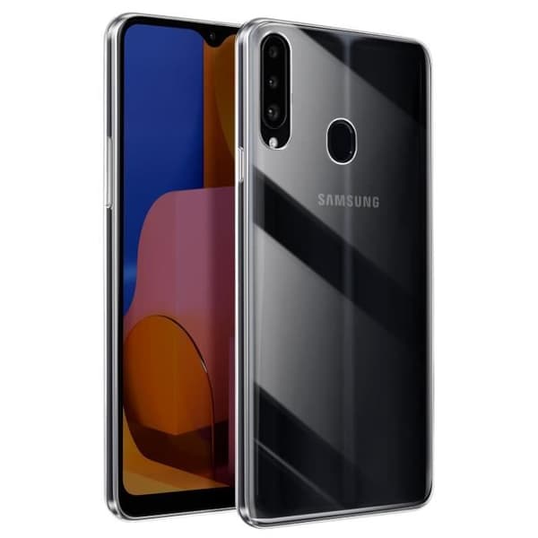 Coque - Samsung Galaxy A20s - Blød Silikone - Slankt Design - Transparent Transparent