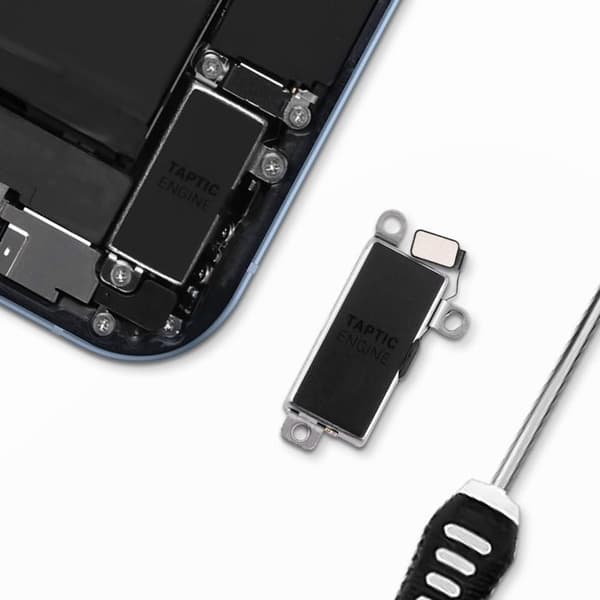 Erstatningsintern Vibrator Kompatibel med iPhone 17 Sort Svart
