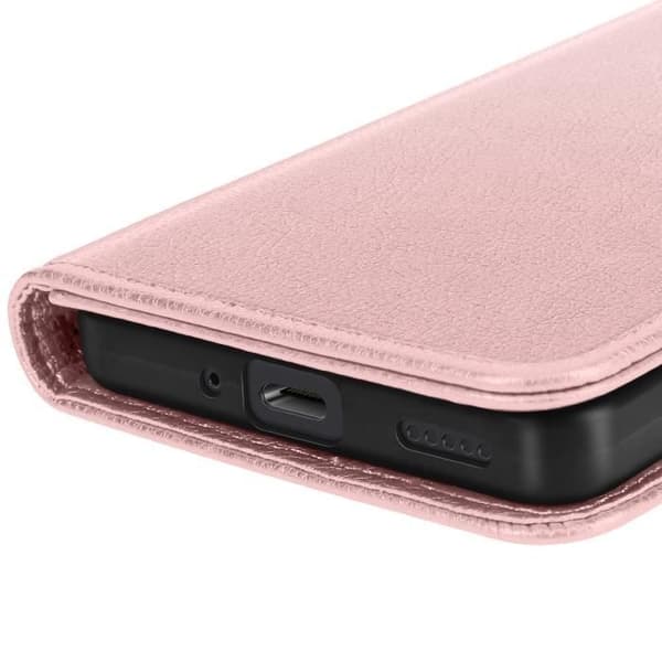 Smartphonefodral - Xiaomi - Redmi Note 14 4G - Plånbok - Roséguld - Videostöd Rosa