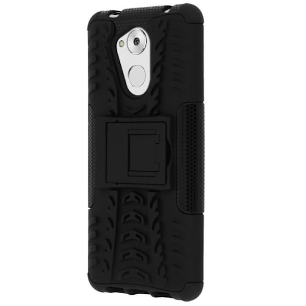 Etui - AVIZAR - Honor 6C - Stødsikker beskyttelse - Integreret støtte - Sort Svart