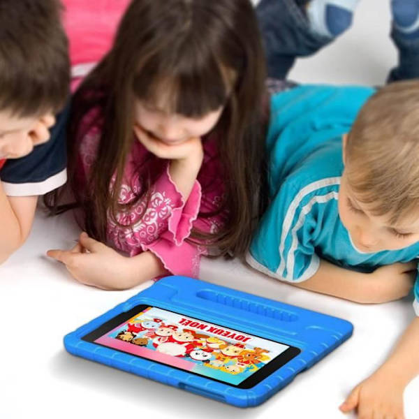 Suojakuori - Samsung - Galaxy Tab A 8.0 2019 - Iskunkestävä suoja - Integroitu kahva - Lapsille Sininen Blå