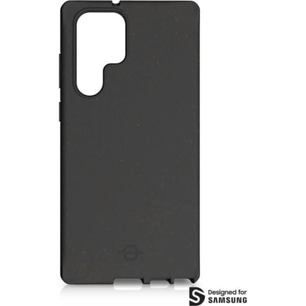 Coque - Itskins - Samsung G S22 Ultra 5G - Forstærket - Bio Terra - Sort Svart
