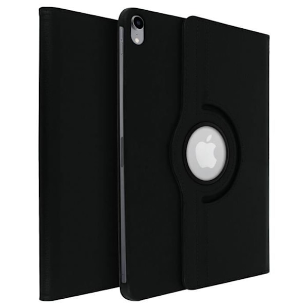 iPad Pro 11 Etui - AVIZAR - Fuld Beskyttelse - 360° Rotérbart Stativ - Sort - Syntetisk Svart