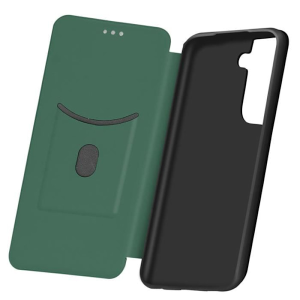 Samsung Galaxy S21 Plus - AVIZAR - Hiilikuituefekti - Vihreä - Pehmeä - Olkahihna mukana grön