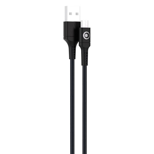 USB-A til micro-USB ladnings- og dataområde 10.5W 2.1A 1.2m BigBen Connected Sort