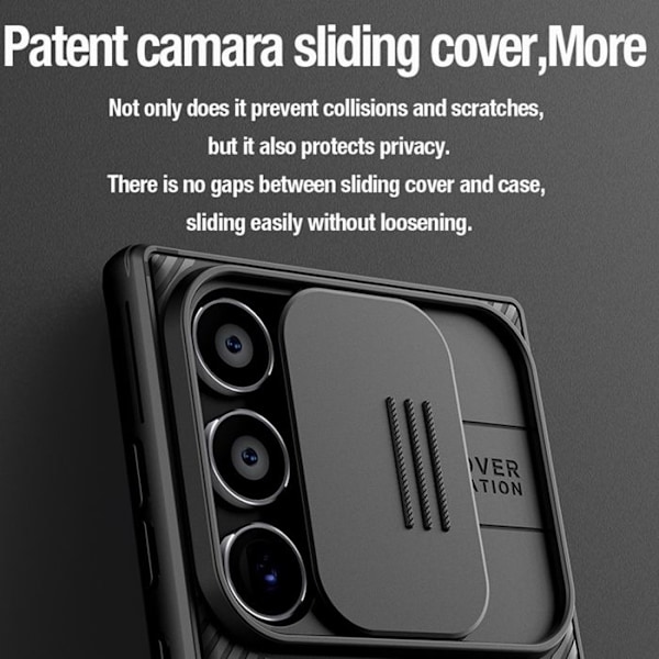 Coque til Samsung Galaxy S24 Ultra Hård Magnetisk CamShield PRO Nillkin Sort Svart