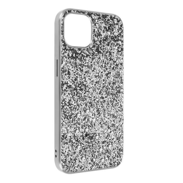 iPhone 13 Mini-fodral - AVIZERA - Design med paljetter - Hård - Silvergrå - Halkfri Silvergrå