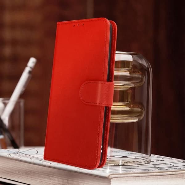 Etui til Google Pixel 7 Pro - AVIZAR - Chesterfield - Rød - Video Support funktion Röd