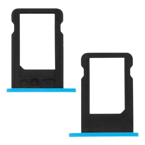 Tirakortholder til Nano SIM - AVIZAR - Apple iPhone 5C - Blå - 10 g - Hurtig udskiftning Blå