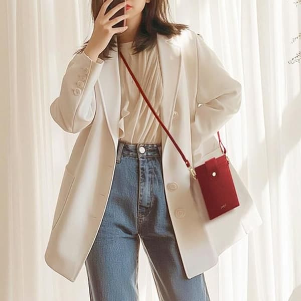 Crossbody telefonväska Afterwork Rouge