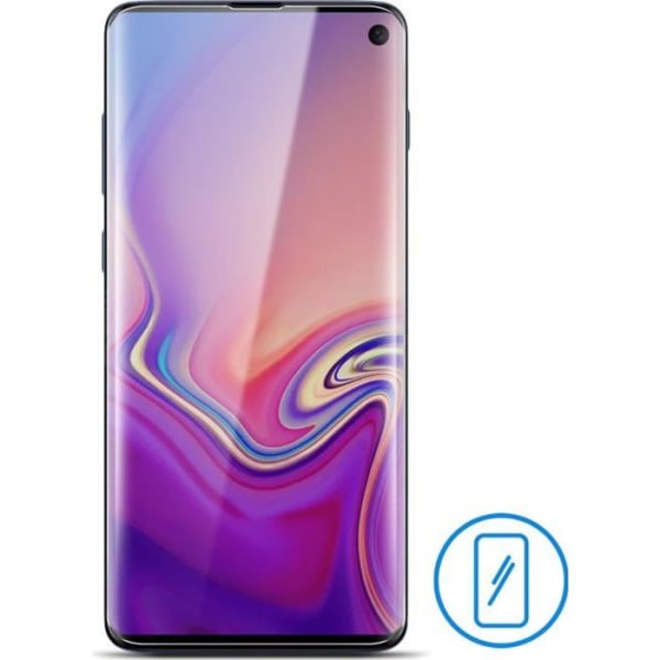 Film til Samsung Galaxy S10 Curved Screen Protection Blød Latex Transparent Transparent