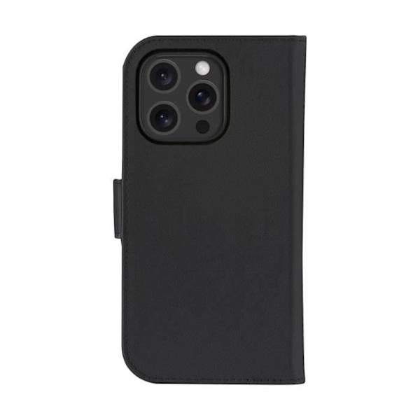 iPhone 16 Pro - DBRAMANTE1928 - Lynge-malli - MagSafe-yhteensopiva - Musta nahka - 2 in 1 Svart