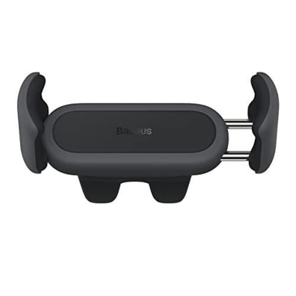 BASEUS BILMONTERING STÅLKANON 2 SMARTPHONE HOLDER TIL VENTILATION Sort