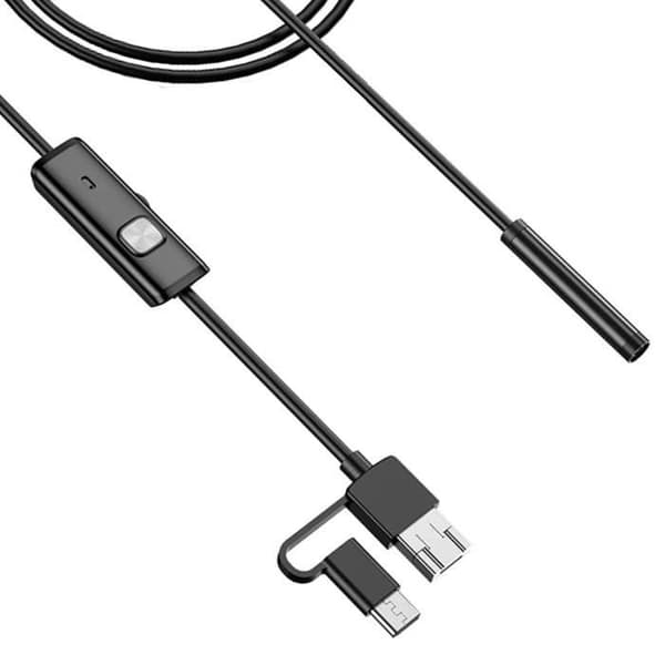 AVIZAR vandtæt endoskop - USB-C Micro USB USB multi-port kamera - Diameter 5,5 mm - IP67