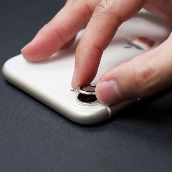 Objektivskydd - RhinoShield Härdat Glas - iPhone 16 Pro / 16 Pro Max - Ultra Resistent - Antidim Vit