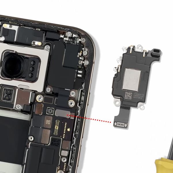 Intern Højttaler Reparationsdel til iPhone 16 Pro Grå Grå