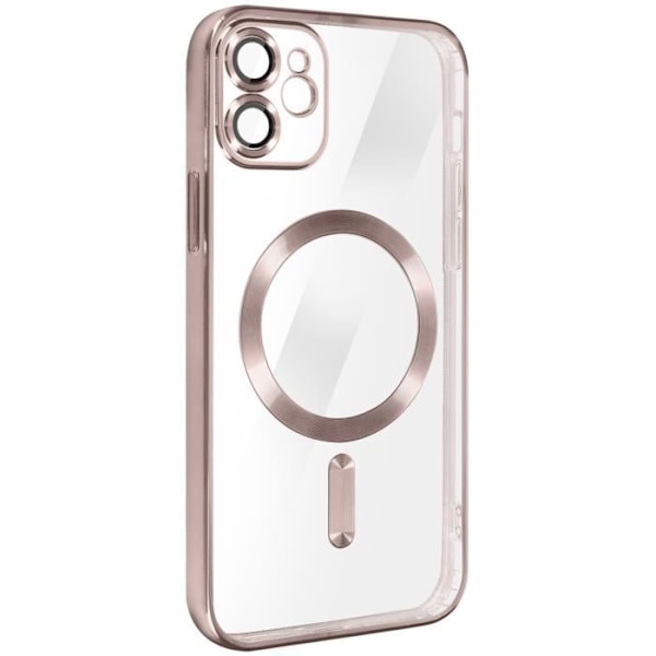MagSafe iPhone 11 -kotelo silikonivaaleanpunainen Magsafe kotelo