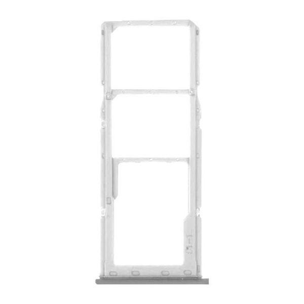 Udskiftnings SIM-kortbakke - Samsung Galaxy A21s - Prism hvid - 2 Nano SIM-slots - Micro-SD-slot Vitt prisma