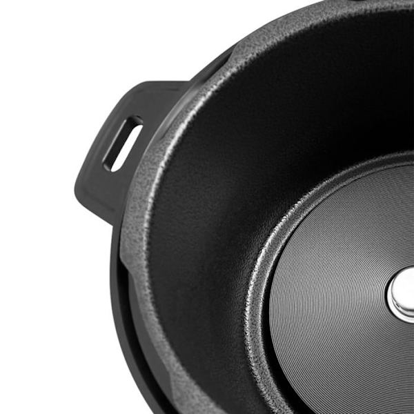 Autocuiseur - SOKANY - 5L - Rustfrit stål - Multifunktionel - Programmerbar Svart