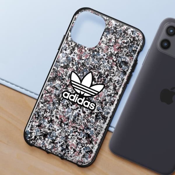 Silikonetui til iPhone 12 Blomstermønster forhøjede kanter Adidas Multicolor