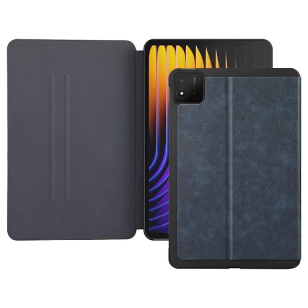 Etui til Xiaomi Pad 7 og 7 Pro med klap, videostøtte, blå nat. Blå