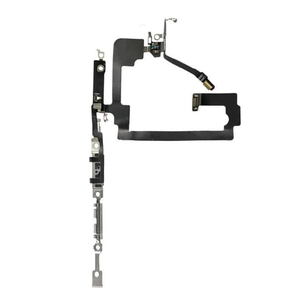 Virta- ja Bluetooth-painikekaapeli iPhone 15 Plus Blackille Svart