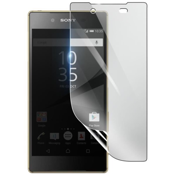 Skærmbeskytter - 3MK - Sony Xperia Z5 Premium - Stødsikker Hydrogel - Ridsefast - Gennemsigtig Transparent