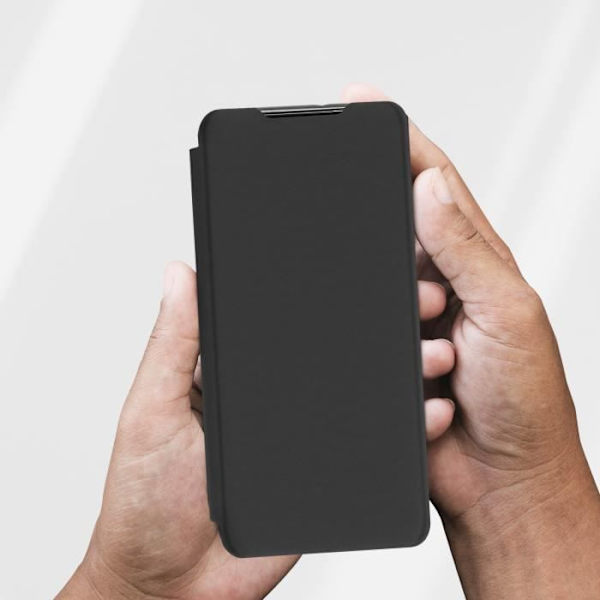 Étui - Anymode - A03S - Flip Wallet - Sort - Fuld beskyttelse Svart