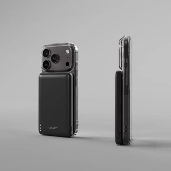 MagSafe-cover til iPhone 17 Pro / 18 Pro AeroMag Serie Forstærket CYGNETT Transparent Vit
