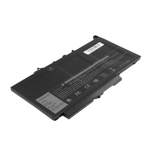 Erstatningsbatteri - AVIZAR - Dell Latitude E7270 - Li-Polymer 11,4V - 3680mAh - Sort Svart