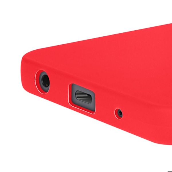Cover til Xiaomi Redmi A5 Silikone Glat Kamera Blok Beskyttet Rød