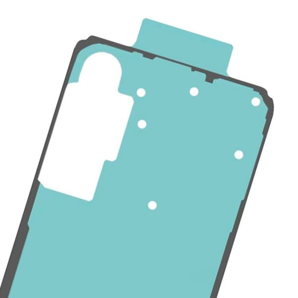 Original bageste glas klæbemiddel til Galaxy S24 FE Service Pack Samsung Grøn Grön