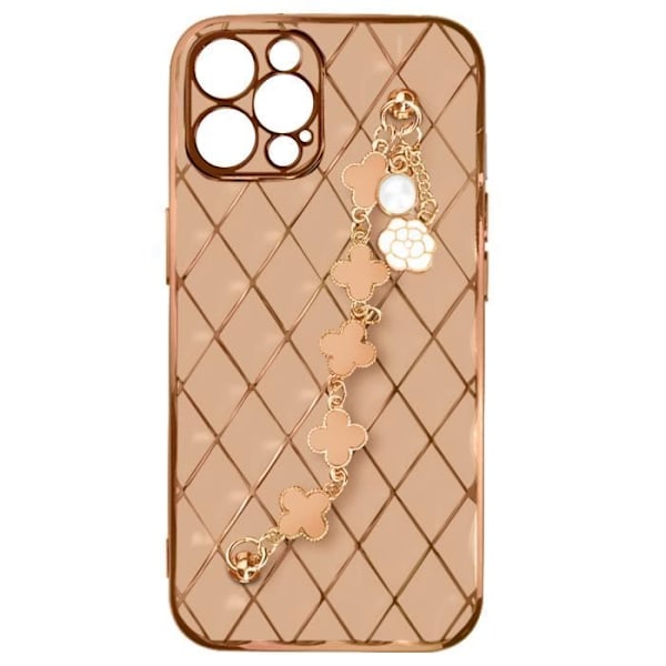 iPhone 12 Pro suojakuori - AVIZAR - Geometrinen - Vaaleanpunainen - Jäykkä - Synteettinen Rosa