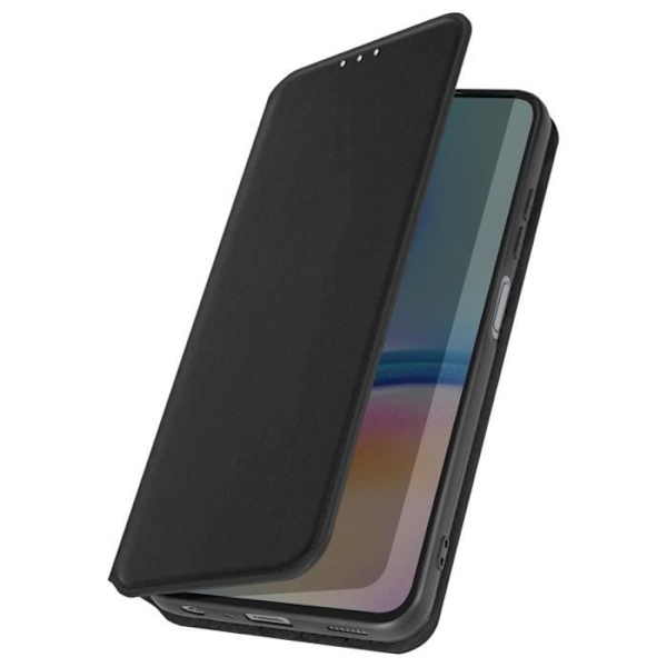 Fodral till Galaxy A05s - AVIZAR - Korthållare Videostöd Magnetic Flip Svart Svart