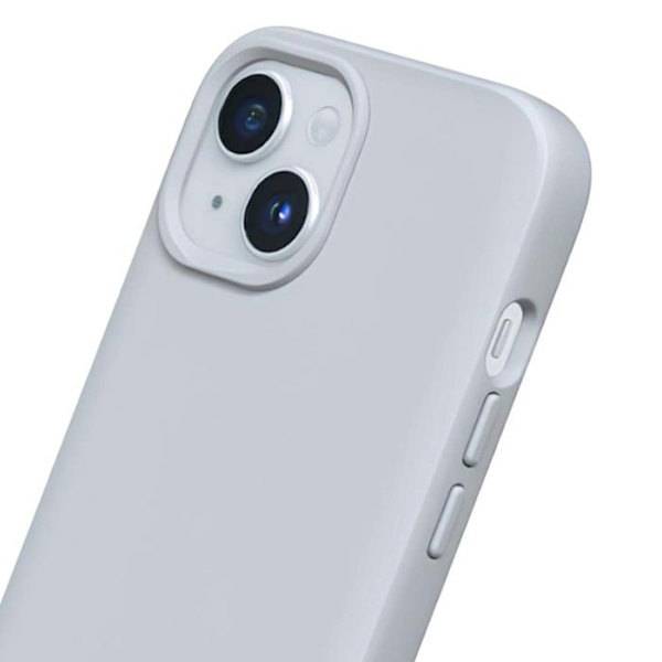 MagSafe Cover - SPIGEN - SolidSuit - Ultra Robust - Sølv - iPhone 15 Plus Grå