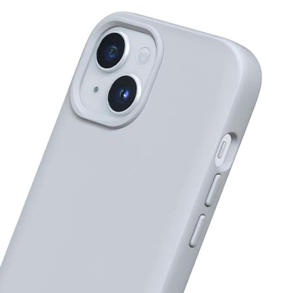 MagSafe-skal för iPhone 15 Plus Modell SolidSuit Ultra Resistant Rhinoshield Silver Grå