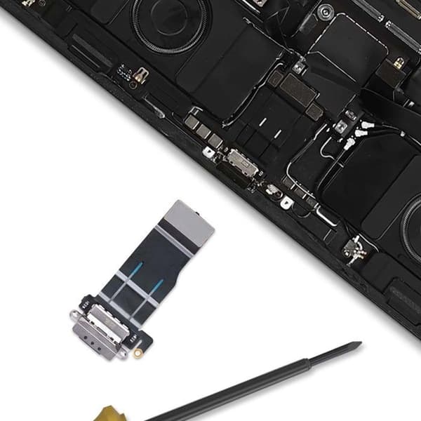 Laddningsport för iPad Pro 13 2024 Reservdel USB-C Grå Grå
