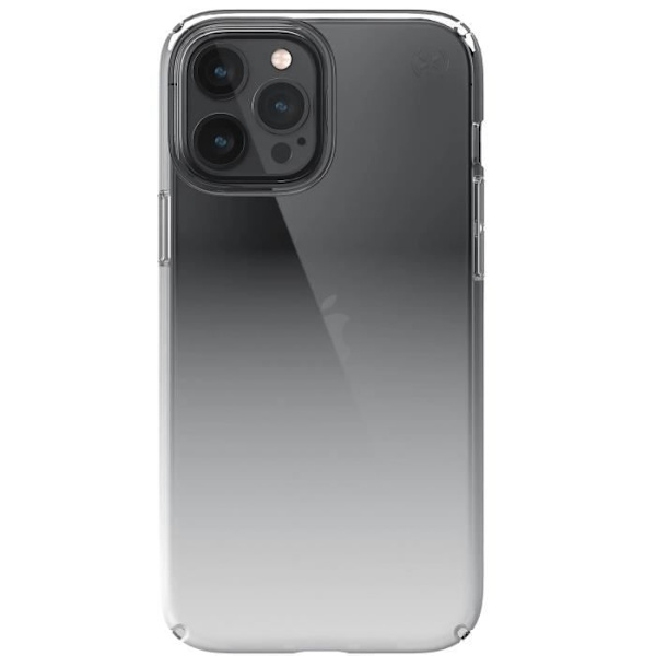 iPhone 12 Pro Max etui 4m Dropproof Presidio Perfect-Clear Shadow Speck Silver Grå