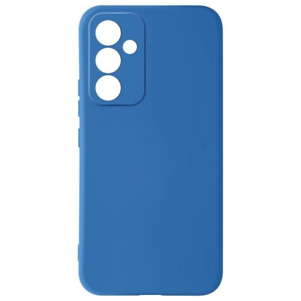 Etui, der er kompatibelt med Samsung Galaxy A34 5G, halvstivt blåt etui