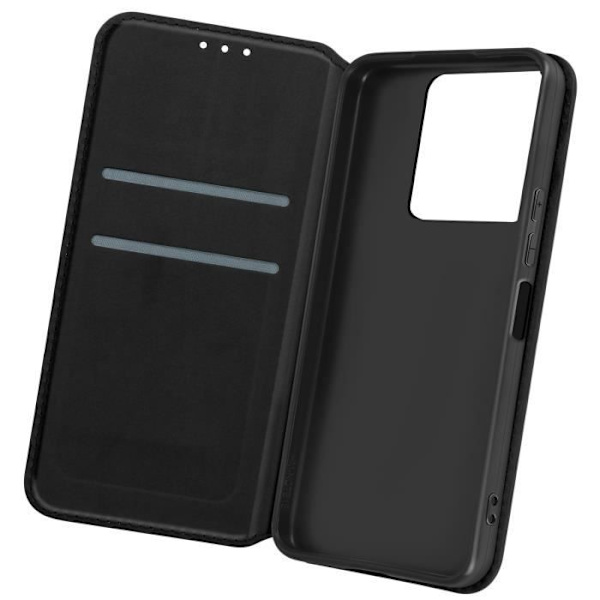 Fodral till Xiaomi Redmi Note 13 5G - AVIZAR - Korthållare Video Support - Svart Svart