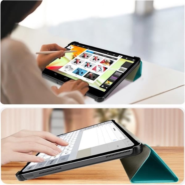AVIZAR Case til Xiaomi Redmi Pad 10.6 - Flip Support Video Keyboard - Turkis Blå