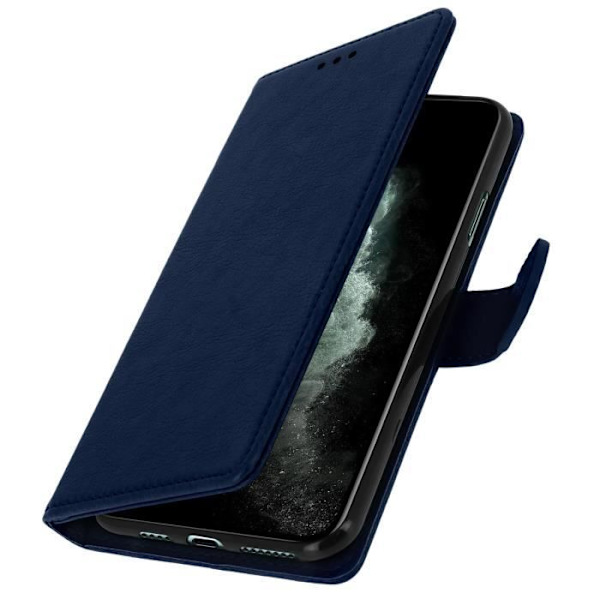 AVIZAR iPhone 11 Pro Max Fodral - Korthållare Fodral Stativfunktion - Midnattsblå Blå