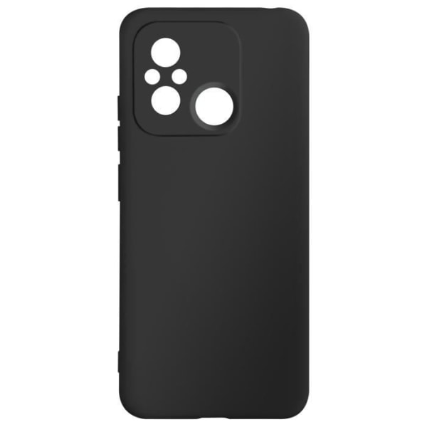 Xiaomi Redmi 12C Case puolijäykkä musta kotelo