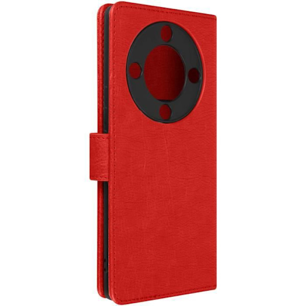Kotelo Honor Magic 5 Lite 5G:lle ja Honor X9a Wallet Video Supportille, punainen Röd